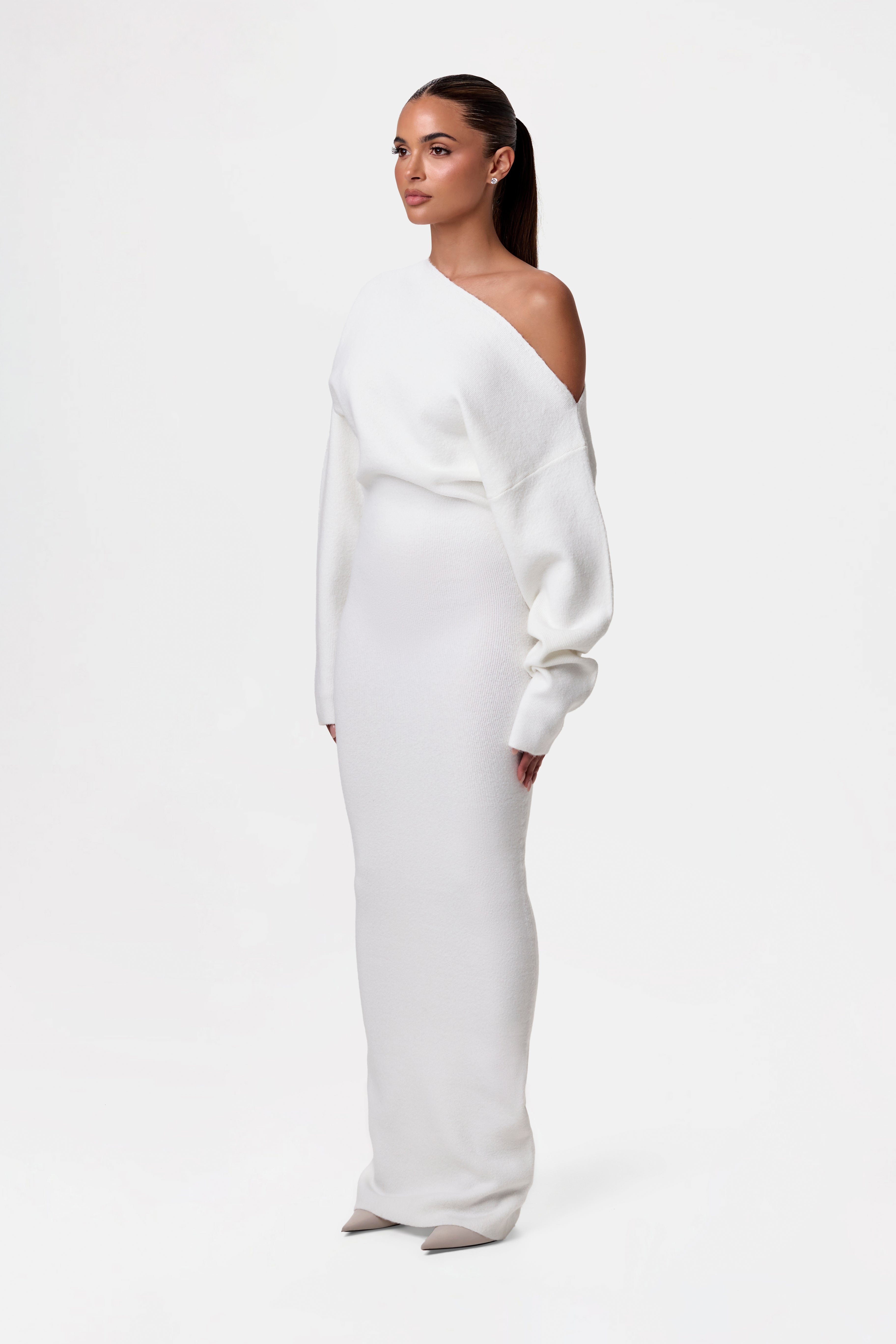 Maxime | Off Shoulder Sweater Jurk