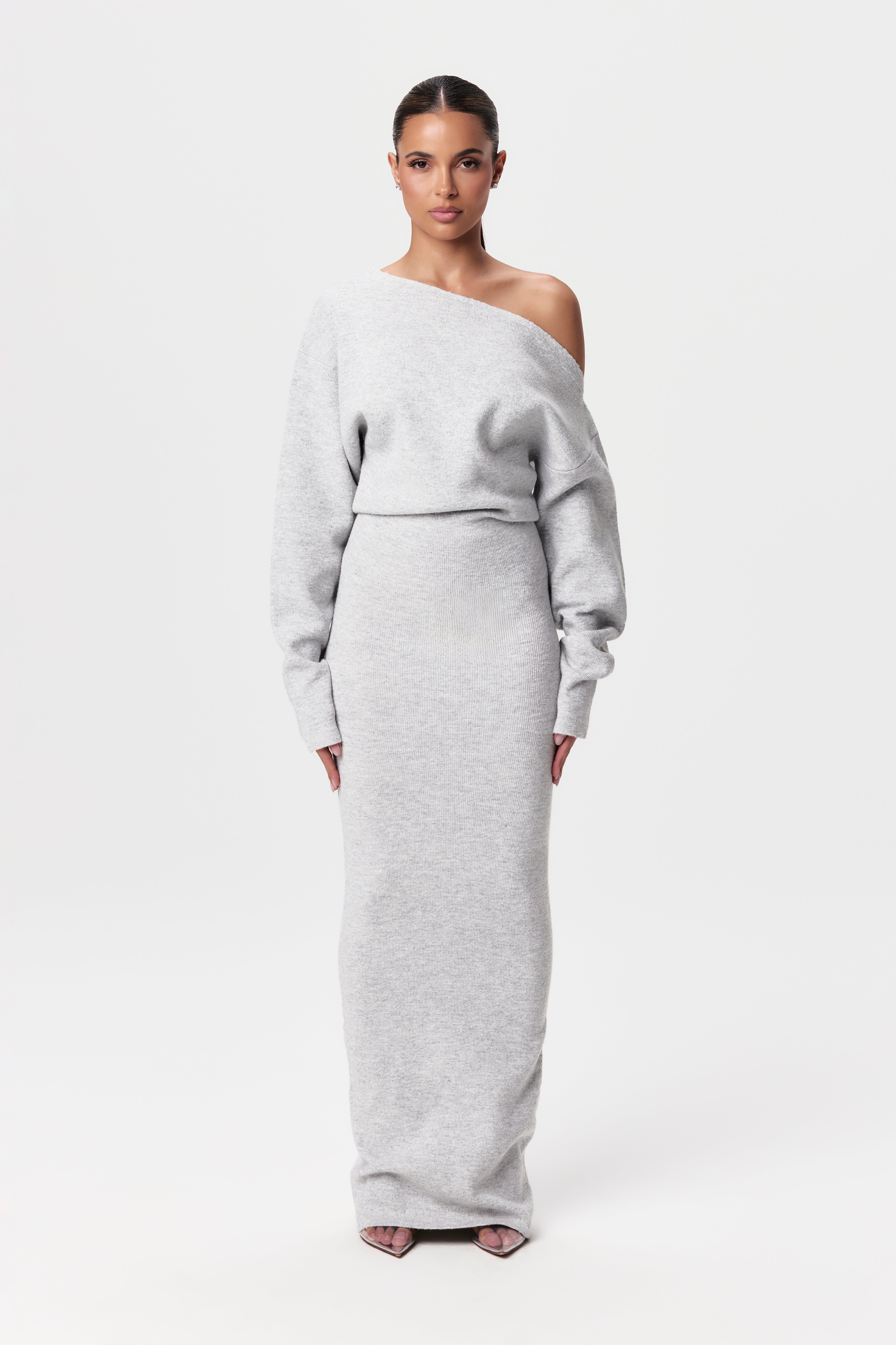 Maxime | Off Shoulder Sweater Jurk