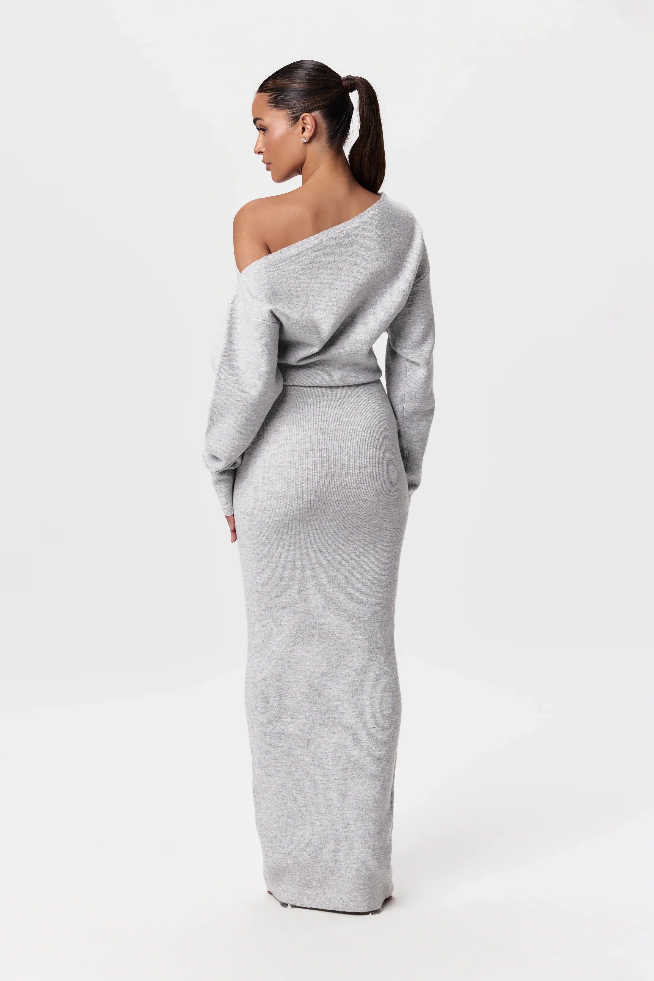Maxime | Off Shoulder Sweater Jurk
