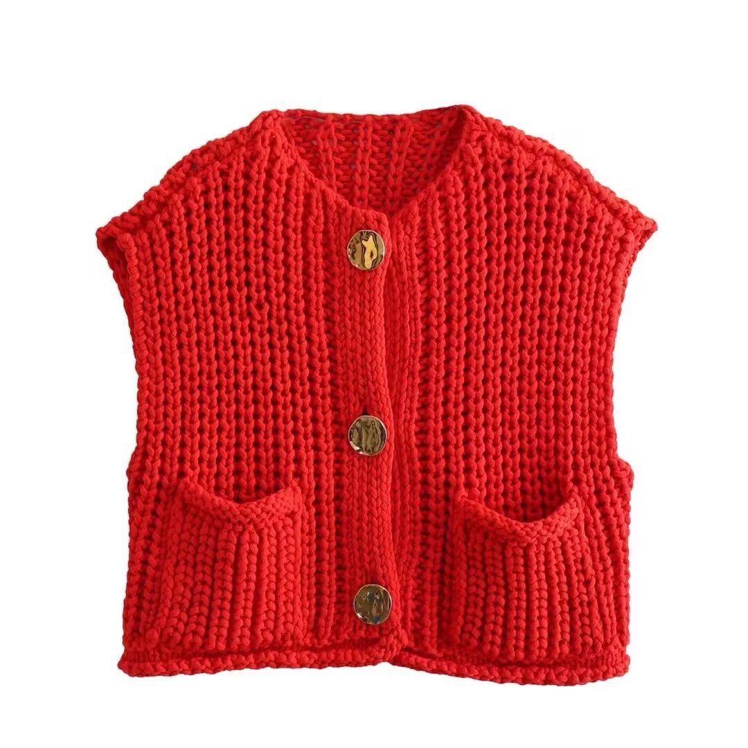 Jade | Gebreide Gilet