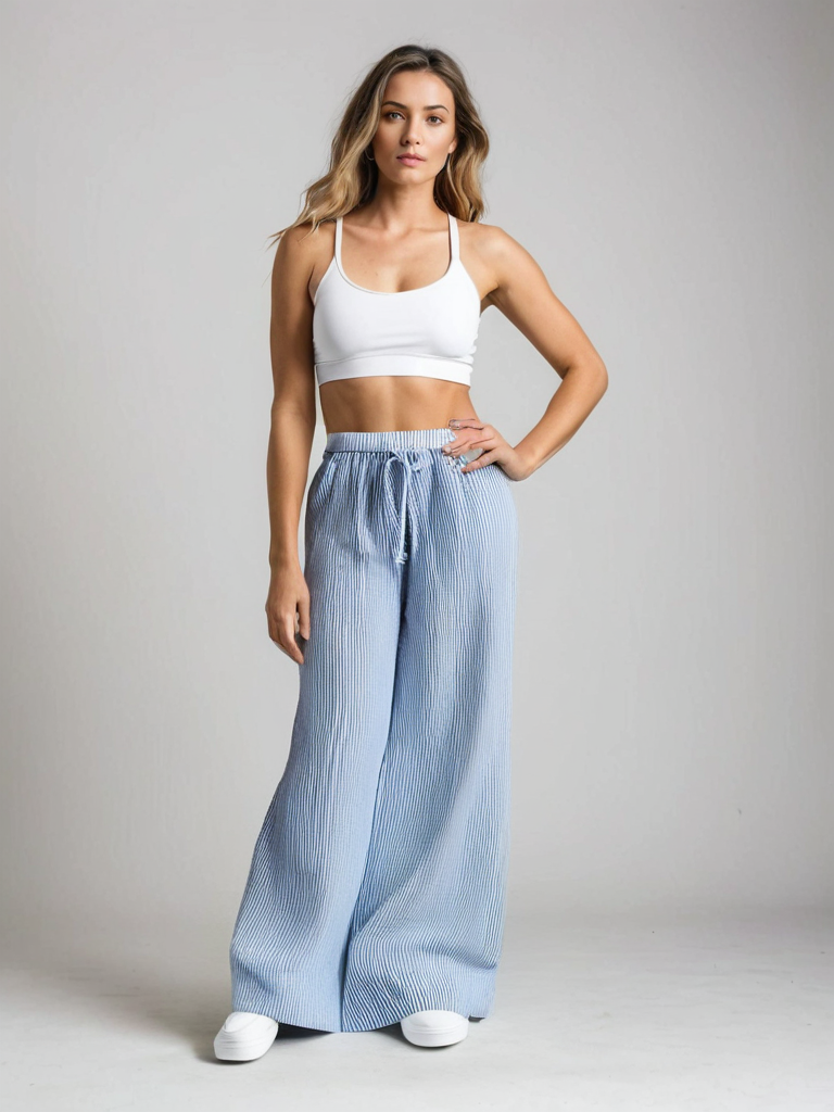 Béatrice | Gestreepte Broek