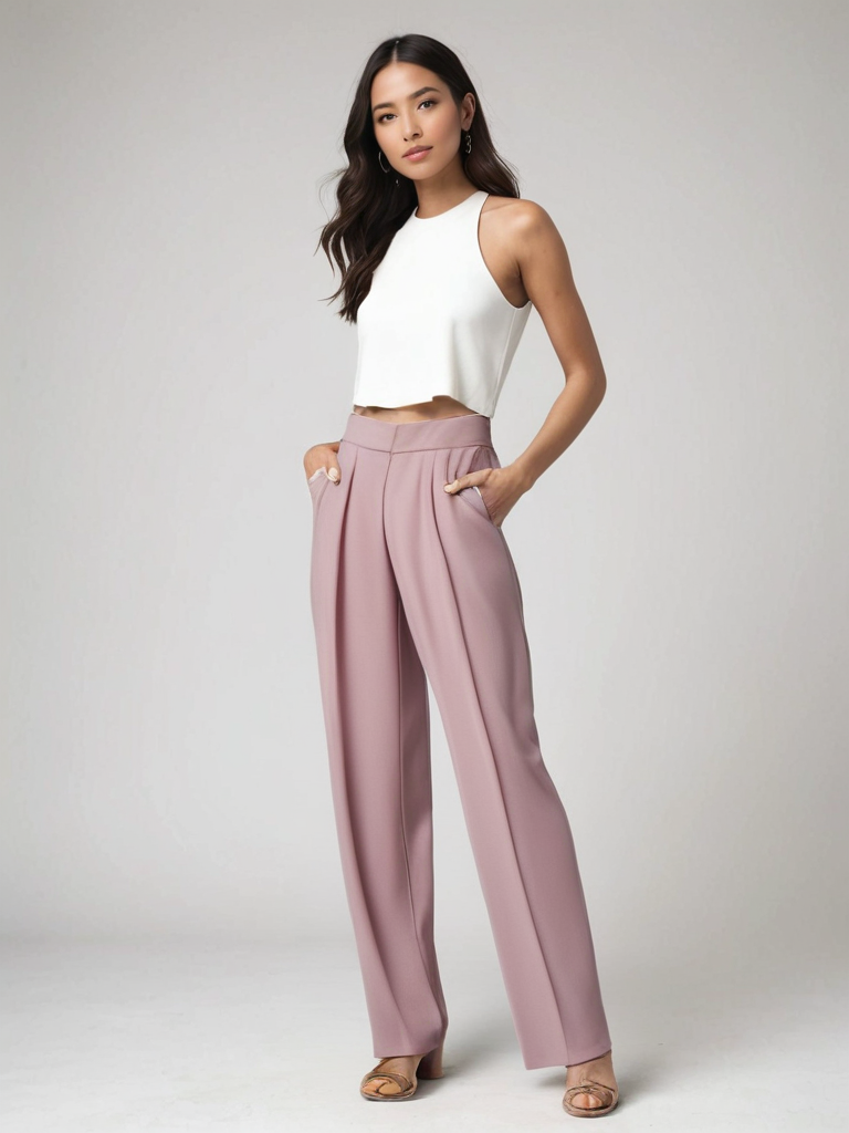 Isaline | Elegante Flared Broek