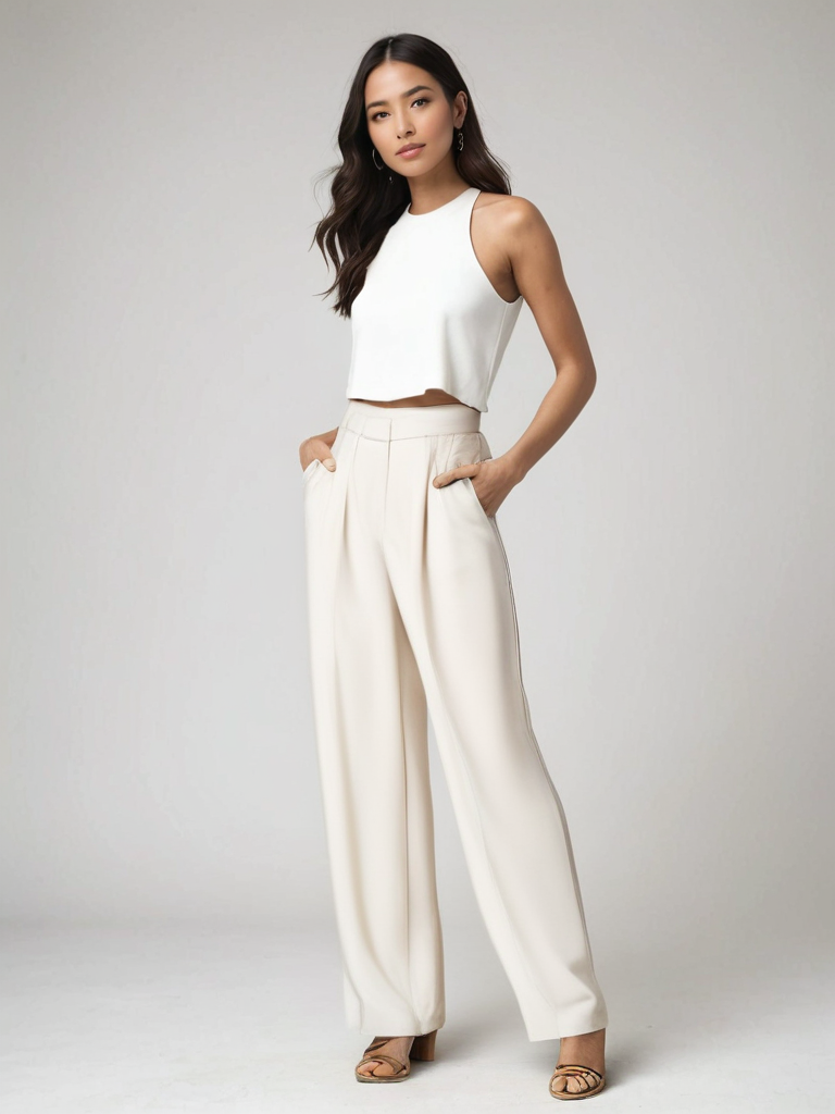 Sabine | Elegante Wijde Broek