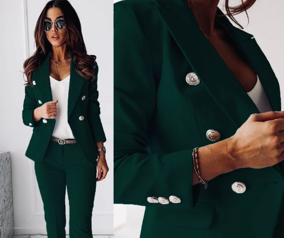 Enrica | Elegante Blazer en Broek Set