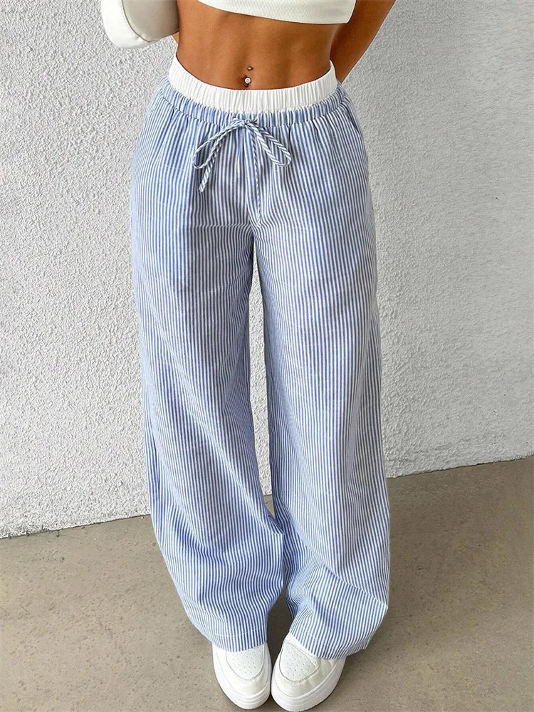 Béatrice | Gestreepte Broek