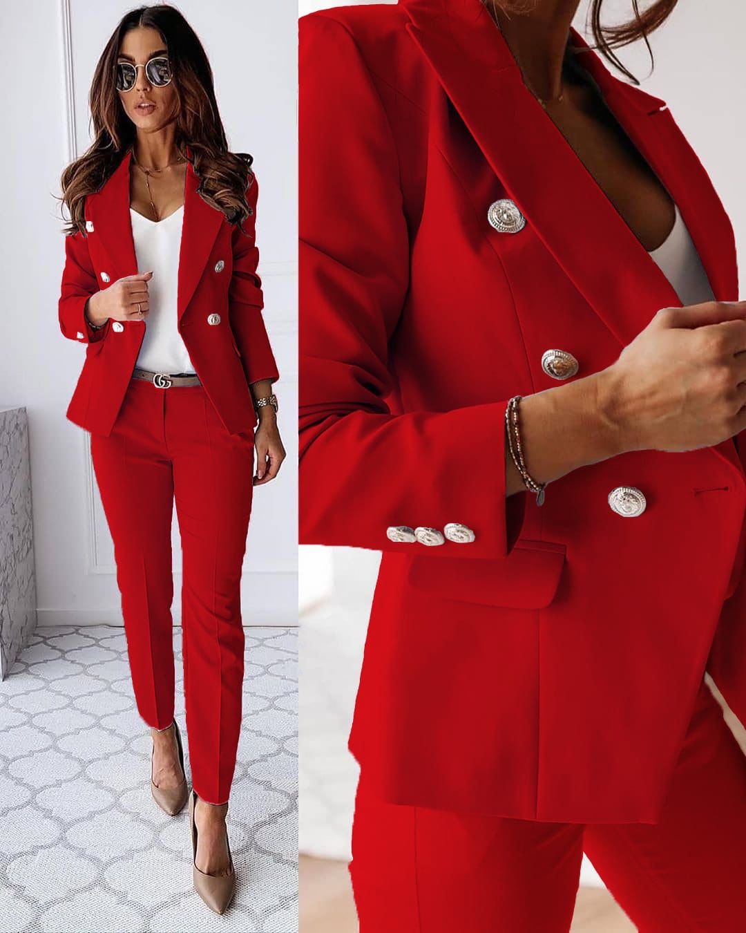 Enrica | Elegante Blazer en Broek Set