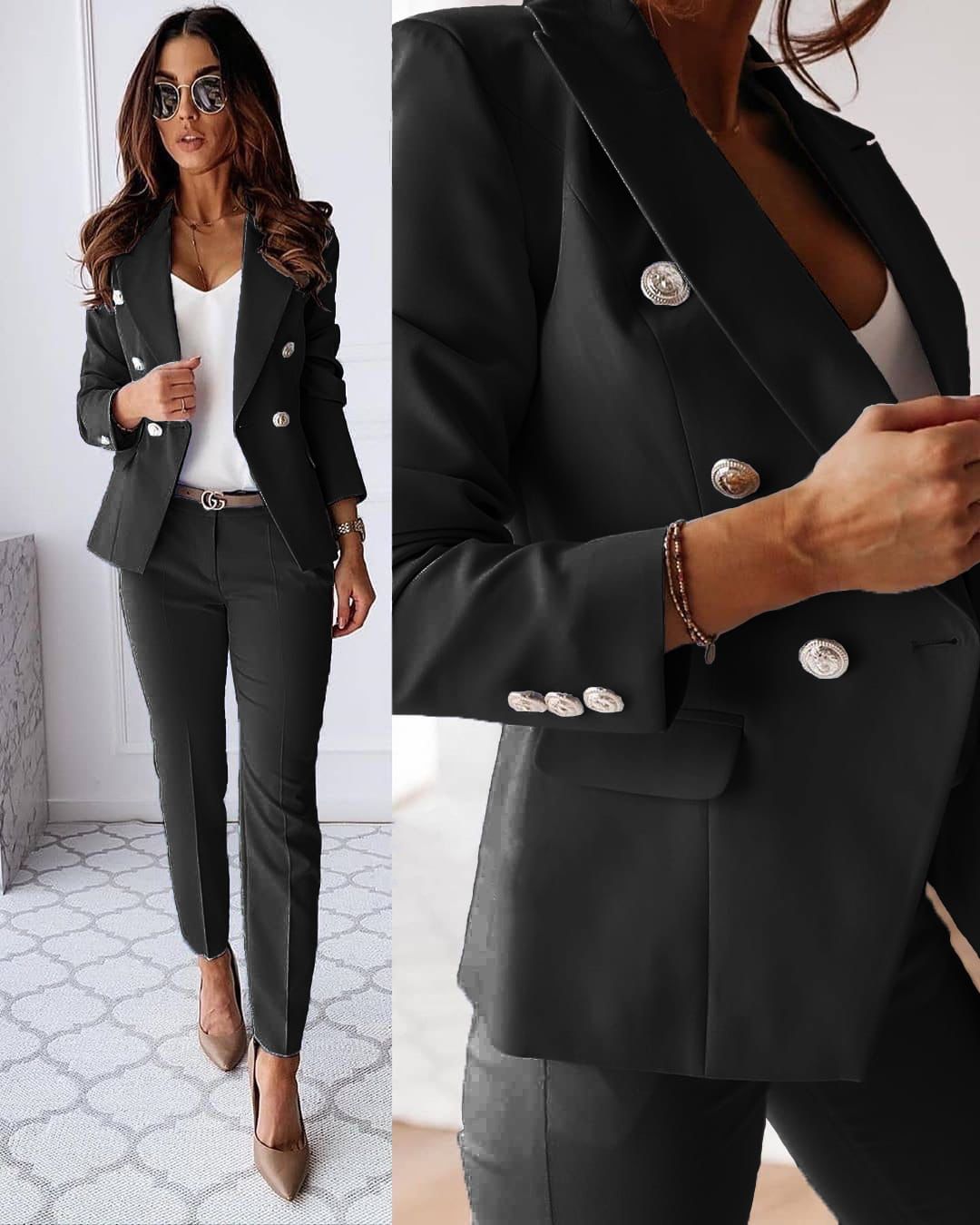 Enrica | Elegante Blazer en Broek Set