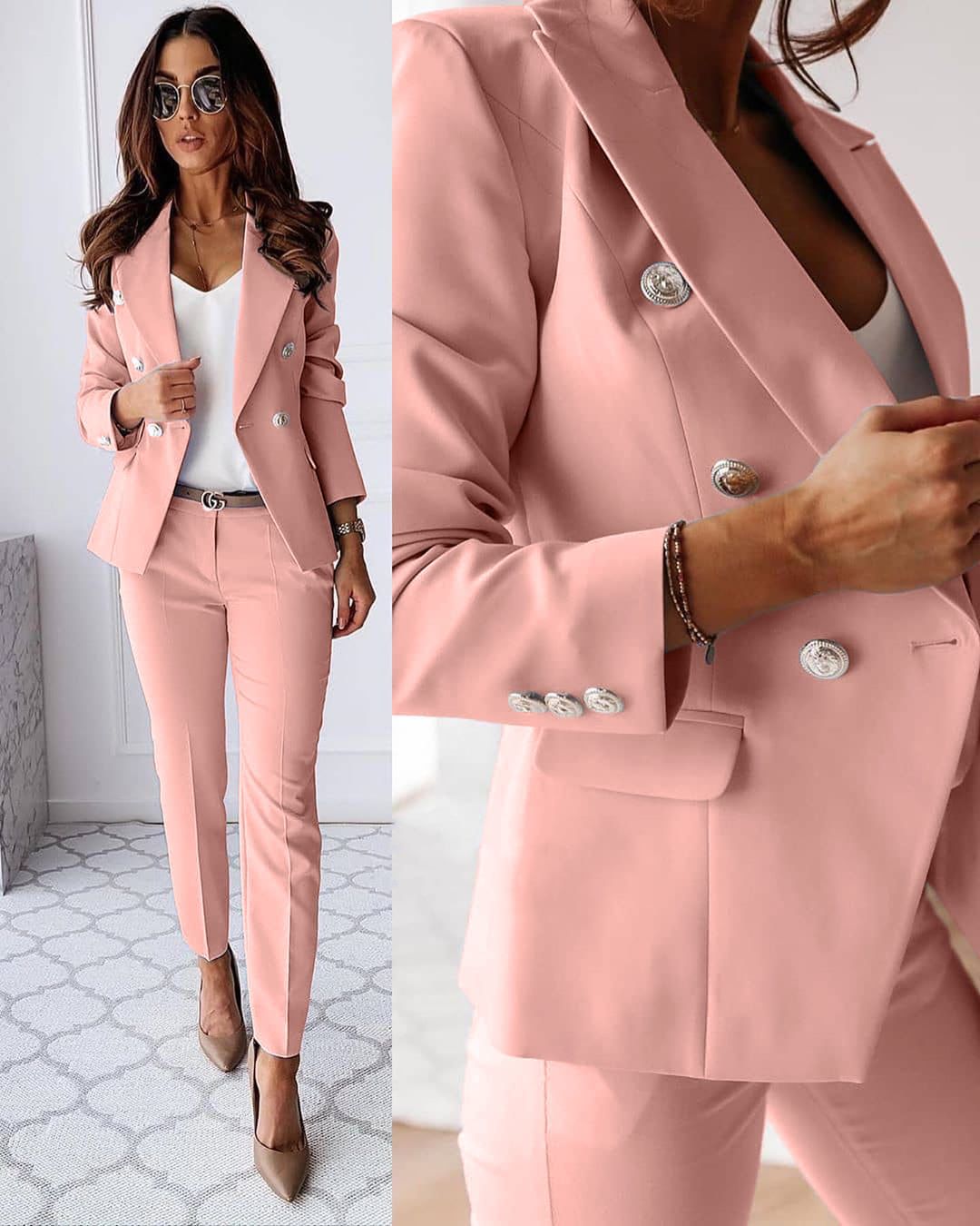 Enrica | Elegante Blazer en Broek Set